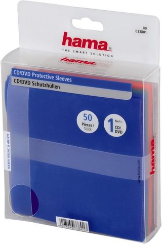 Hama CD-/DVD-/Blu-ray Schutzhüllen (Slim-Design, S