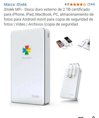 Disco Duro iDisk 4TB