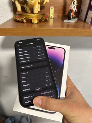 iPhone 14 Pro Max Morado/Gris