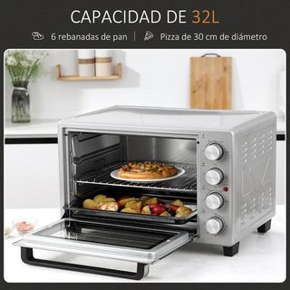 Horno Eléctrico de Sobremesa 32L 1600W con Tara