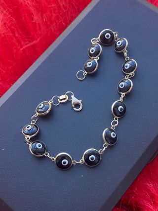 Pulsera Plata Ojo Turco