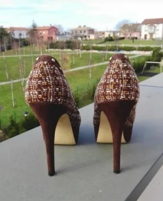 Zapatos tacón Stissimo calavera