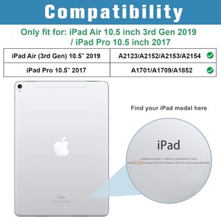 ProCase Funda para iPad Air 3.ª Gen 2019 y iPad Pr