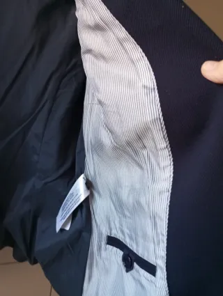 Chaqueta Massimo Dutti azul mujer