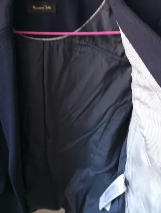 Chaqueta Massimo Dutti azul mujer