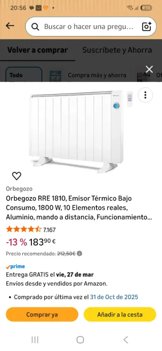Radiador Obergozo 1810 Bajo Consumo