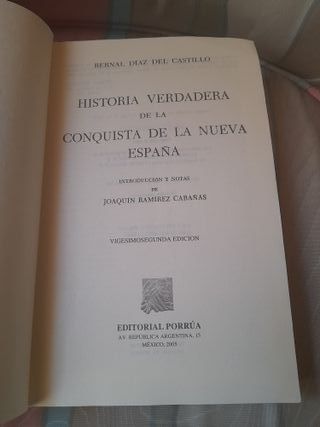 Historia verdadera de la conquista de la Nueva ...