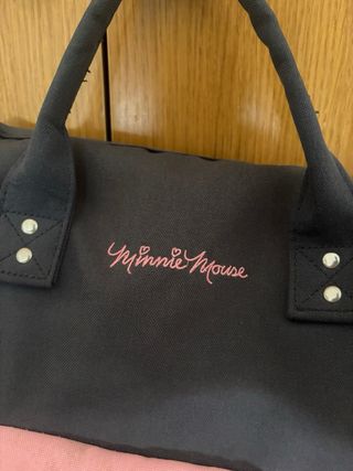Mochila Bebé Minnie Mouse con calienta biberón