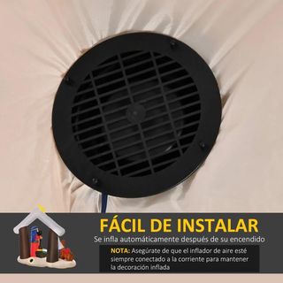 Nascita di Gesù Presepe Gonfiabile di Natale