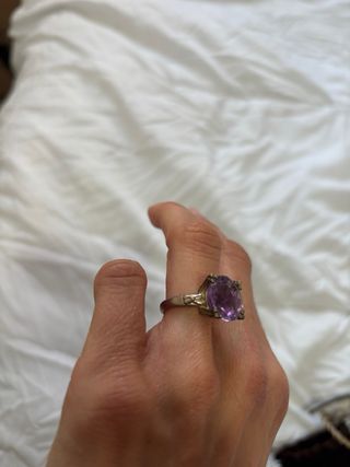 Anillo de amatista grande