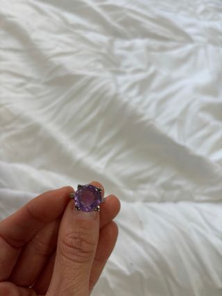 Anillo de amatista grande