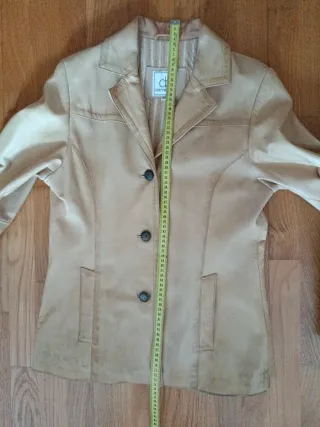 Chaqueta de Piel Corty Bennett Beige Talla M