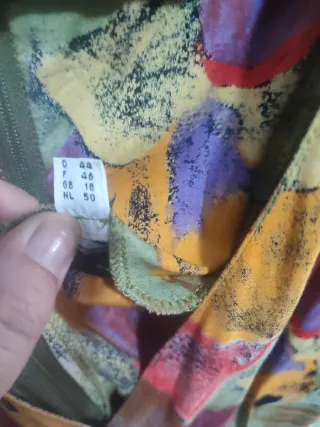 Vestido midi floral vintage