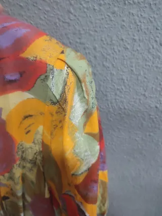 Vestido midi floral vintage