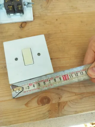 Lote 4 Interruptores Vintage Blancos