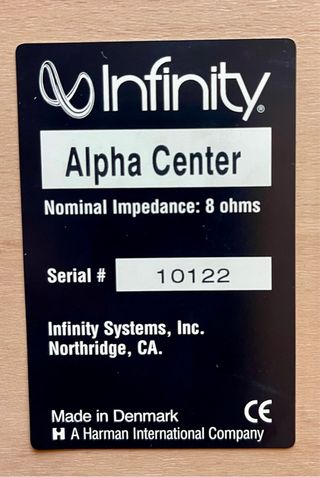 Altavoz Central Infinity Home Cinema