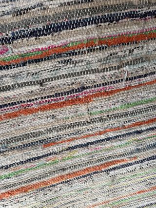 Alfombra de tela multicolor 175x70