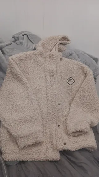 Chaqueta Roxy Beige Borreguito
