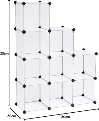 SONGMICS LPC115S Estantería Modular de plástico, C