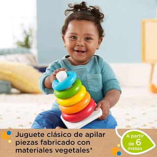 Fisher-Price Pirámide de aros Eco Juguete a base d