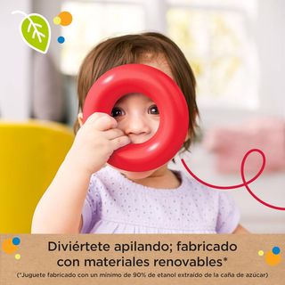 Fisher-Price Pirámide de aros Eco Juguete a base d