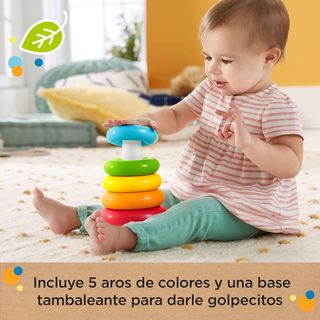 Fisher-Price Pirámide de aros Eco Juguete a base d