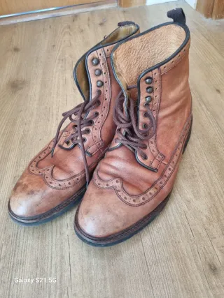 Botines de piel para hombre