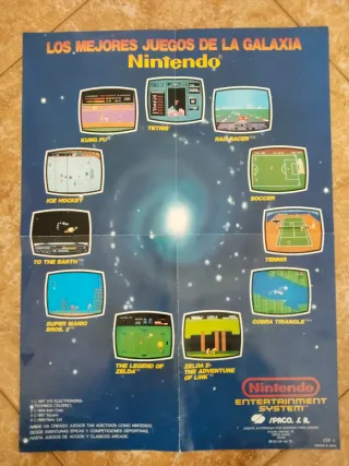 Póster Nintendo: Los Mejores Juegos de la Galaxia