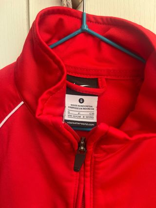 Chaqueta deportiva Nike roja niña/niño 8-10 años