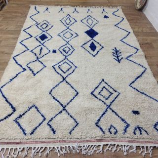 Alfombra Azilal XXL Índigo 305x195cm