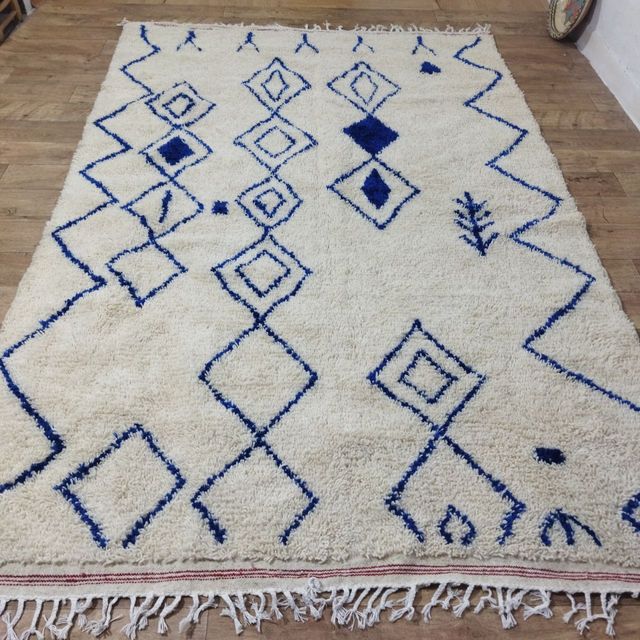 Alfombra Azilal XXL Índigo 305x195cm