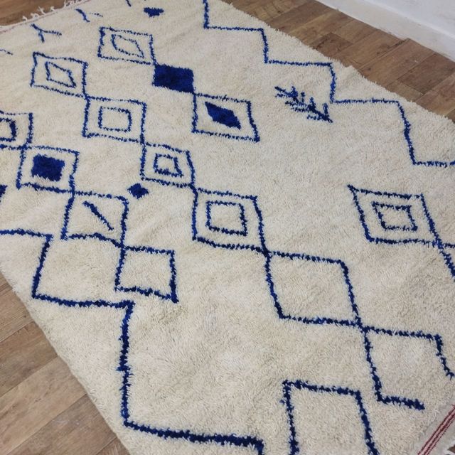 Alfombra Azilal XXL Índigo 305x195cm