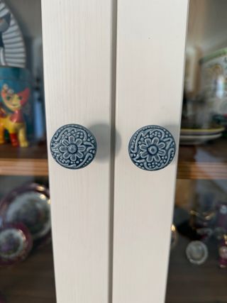 Vitrina Ikea Hemnes Madera y Cristal