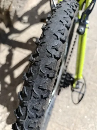 Bicicleta Montaña Infantil Negra y Verde