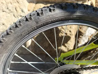 Bicicleta Montaña Infantil Negra y Verde