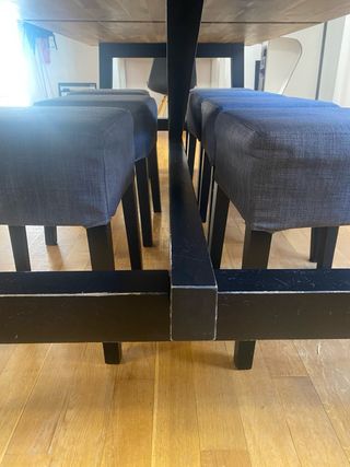 Mesa de Comedor Skogsta Madera y Metal