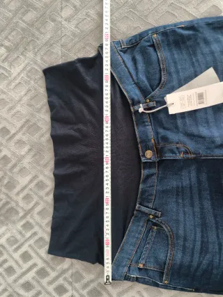 Vaquero premamá elástico azul Talla 3XL