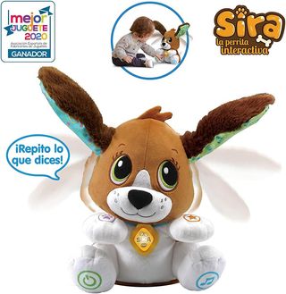 VTech-Baby Sira la perrita interactiva, Suave Anim