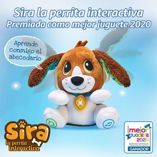 VTech-Baby Sira la perrita interactiva, Suave Anim