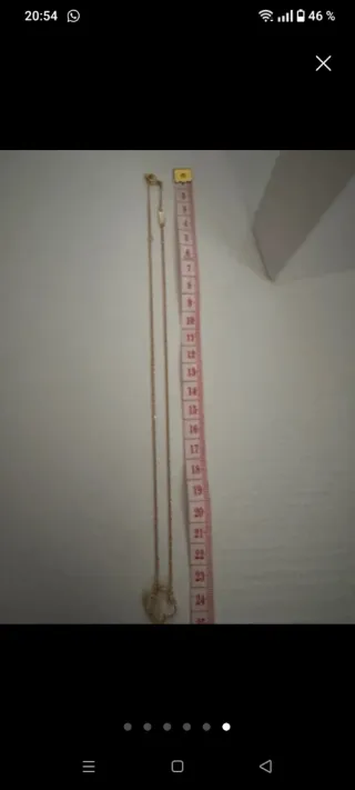 Collar Trébol Oro MadrePerla