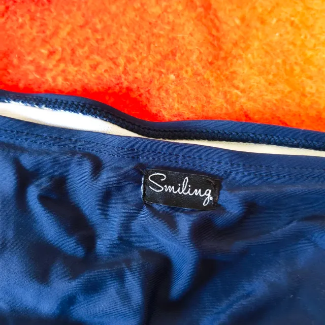 Bikini Mujer Rayas Azul Blanco Rojo Talla L