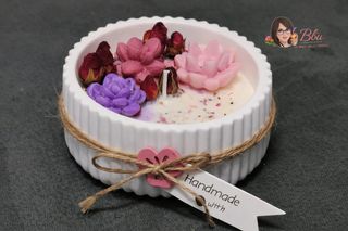 Candele profumate fatte a mano.