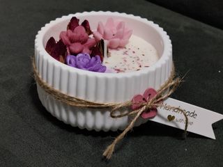 Candele profumate fatte a mano.