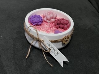 Candele profumate fatte a mano.