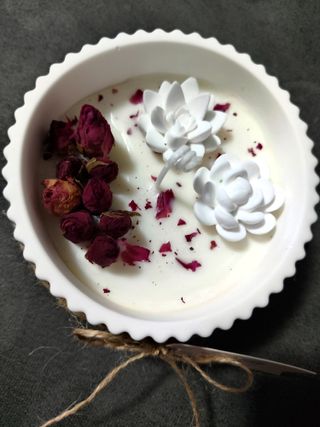 Candele profumate fatte a mano.