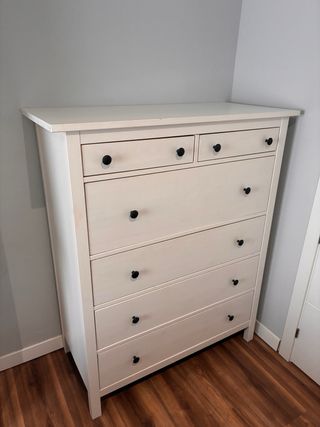 Cómoda Hemnes Ikea Blanca 6 Cajones