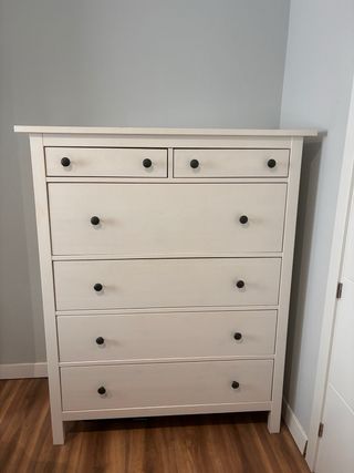 Cómoda Hemnes Ikea Blanca 6 Cajones