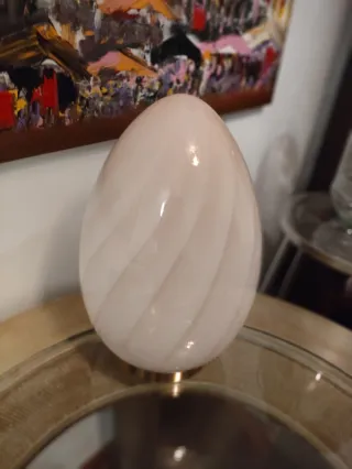 Lámpara Huevo Murano Vidrio