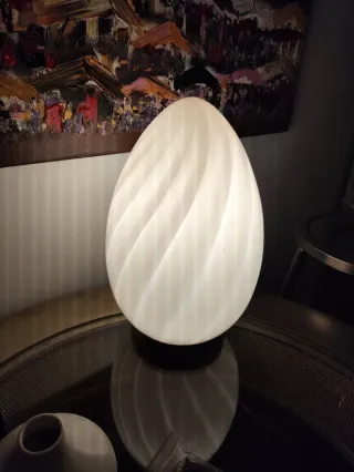 Lámpara Huevo Murano Vidrio