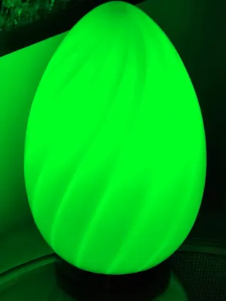 Lámpara Huevo Murano Vidrio